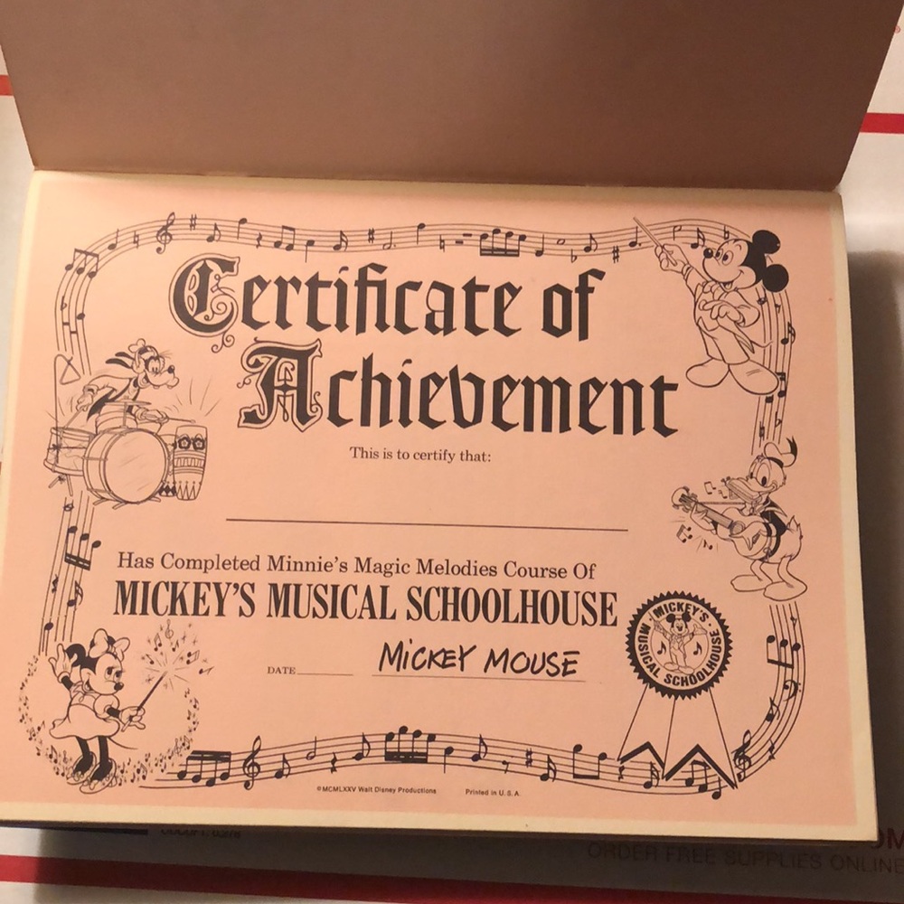 Rare Walt Disney Minnie's Magic Melody MUSIC BOOK - Picture 5 of 8